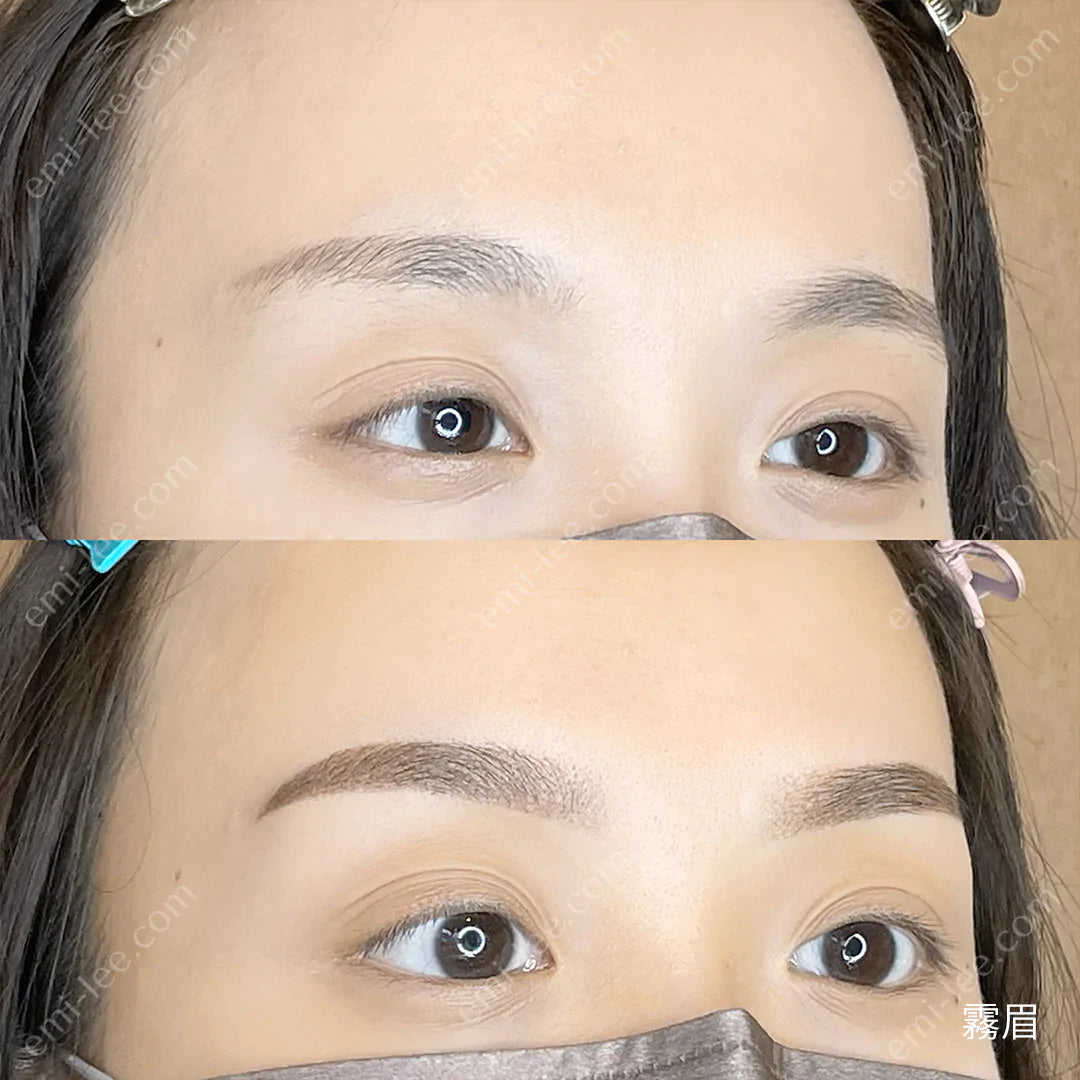 霧眉 - semi-permanent microblading powdered brows 